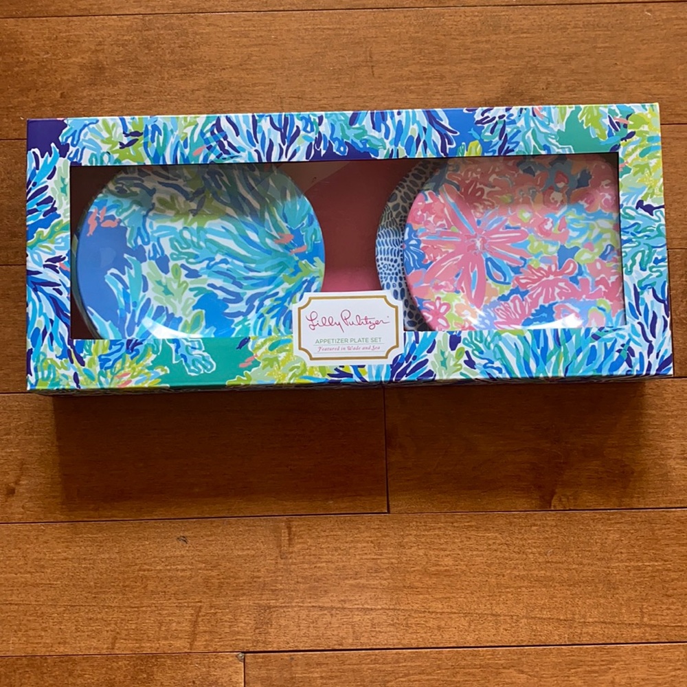 Lilly Pulitzer Appetizer Plate Set